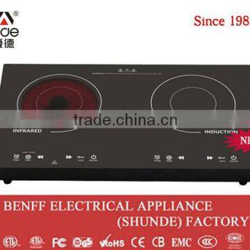 Touch control Metal Far infrared heater and induction cooker home appliance                        
                                                Quality Choice