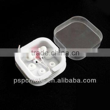 Colour Earphones Headphones & Mic + Ultra Thin Back Case Cover