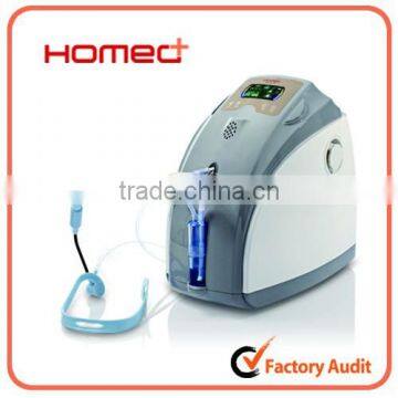 Low weight CE approved mobile oxygen concentrator