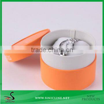 Sinicline Customized Round Packing box for watchs with pillow inside