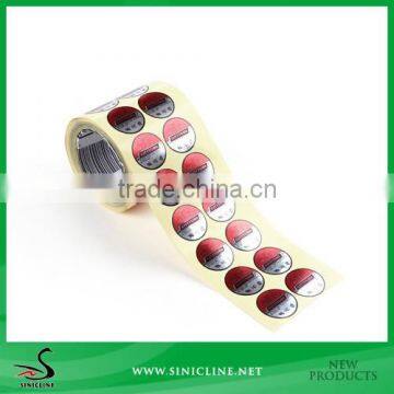 Sinicline Round Sticker Label with Logo Printing in Roll