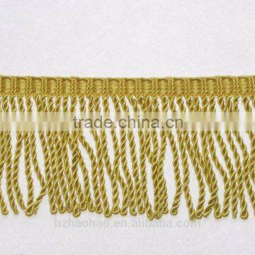 Decorative Gold color Bullion fringe