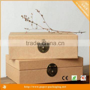 DW-G120High Grade Kraft Cantaining Box and Jewelry Box With a Lock Supplier's Choice photo-2