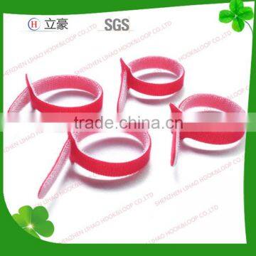 Bright red fashion cable ties