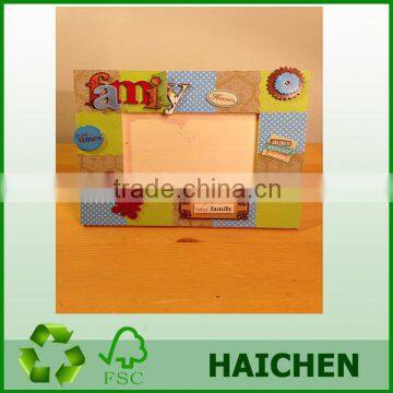 New style wooden diamond shaped photo frame