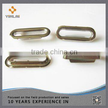 30mm oval groove buckle with teeth