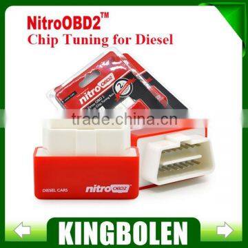 2015 New Arrival Plug and Drive NitroOBD2 Performance Chip Tuning Box for Diesel Cars with 2 Year Warranty