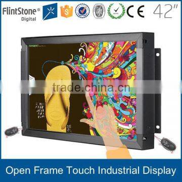 15-19-22-32-42-55 inch flexible open frame metal casing lcd touch screen for embedded system