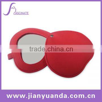 Heart shaped single sided promotion mirror with cover