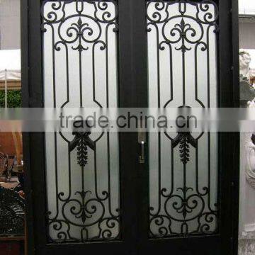 2014 Top-selling newest modern iron grill door designs