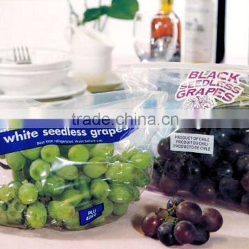 Printed Fresh Vegetable Packaging Bag With Vent Hole