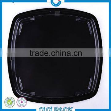 cheap price small disposable plastic divided food tray for sushi trays