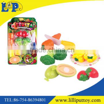 Funny realistic cutting food set toy for child