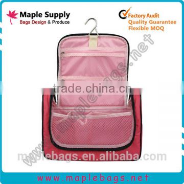 Pink Medium Size Portable Cosmetic Travel Bag