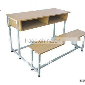 2-steater School Chair/2 Seater Student Desk and Chair photo-3