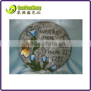 Resin garden decoration flower stepping stone