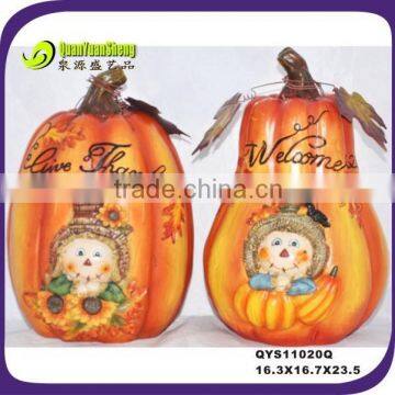 New hotsale thanksgiving 2014 polyresin harvest pumpkin