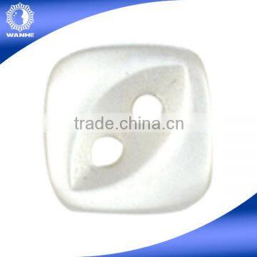 fashion tow holes plastic button