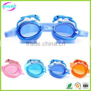 Fancy kids dolphin swimming goggles