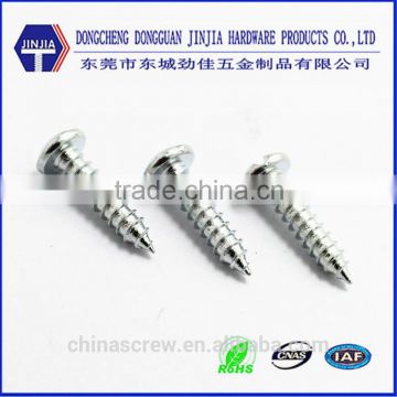 metric M6 cross recess pan head stainless steel square tapping screw