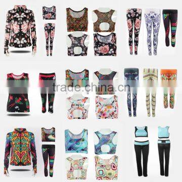 custom women wholesale yoga pants/yoga shirts/yoga wear