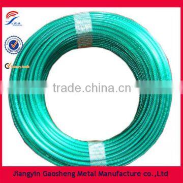 Nylon coated galvanized steel wire rope 7*19