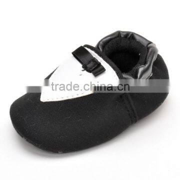 A-bomb Newborn Infant Baby Boy Premium Soft Cotton Solf Sole Anti-Slip Gentle Style Prewalker Toddler Shoes