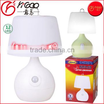 Hot sale Cheap 12 LED Wireless Motion Sensor Lamp Portable Table Lamp Night Light