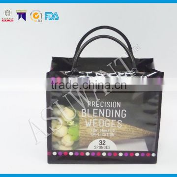 Custom Design Gift dedicated hard plastic Portable shopping bags