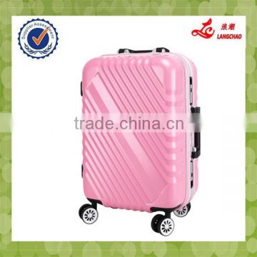 Four Colors Spinner Wheels Aluminum Protective Cover Luggage Hardshell PC Luggage