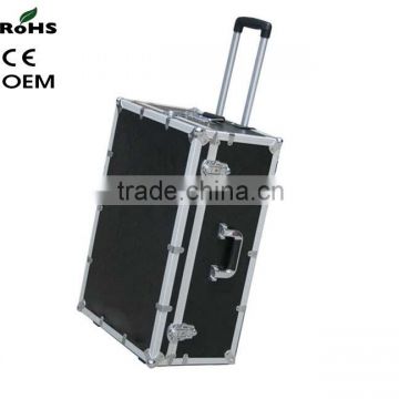 Mounteck factory portable exhibition stand flight case aluminium dj equipment case with wheel