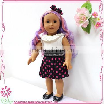 Colorful Wig Doll 18 inch Doll american girl in brazil sales