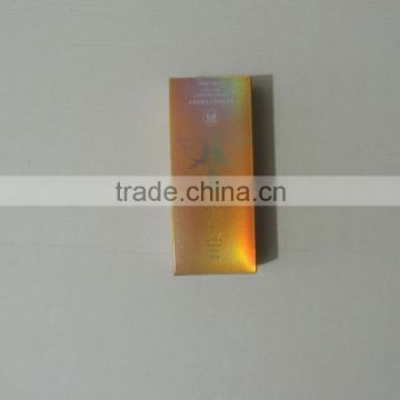 full gold printing paper box for cosmetic package