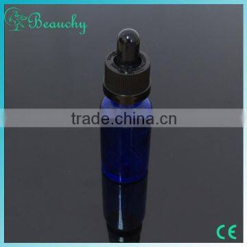 hot beauchy 2015 factory price 20ml blue glass bottle, european glass bottles, flat blue glass bottle