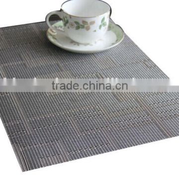 Wholesale Black Fashion Vinyl Tablemat/Placemat