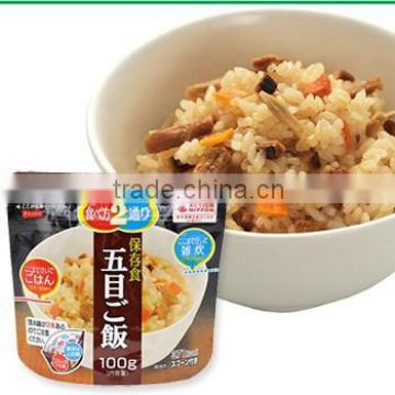 Emergency food Satake 'Magic Rice' Preservative Japanese subgum steamed rice 100g