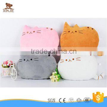 cat shape plush cushion