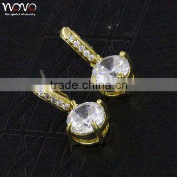 New brass jewelry parts earring design wholesale