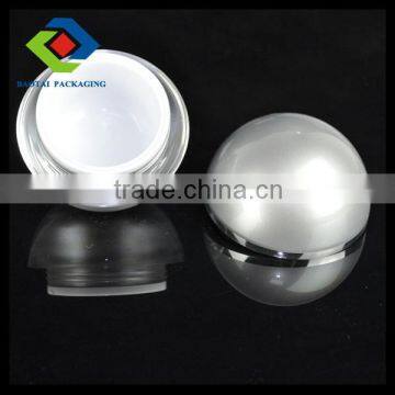 15g/30g/50g ball jar for cosmetic packaging facial cream acrylic jar,eye cream directly sale