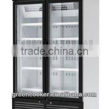 2 door beverage display cooler