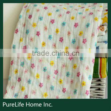 SZPLH Popular New Design Custom Muslin Swaddle Blanket For Printed Blanket