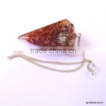 Orgonite Reiki Pendulum | Red Carnelian