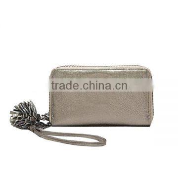 WA8125 Wholesale guangzhou cheap purse for old women, grey PU purse