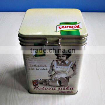 promotioanl wire handle tin box