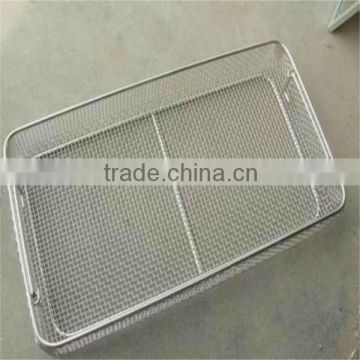 medicalstainless steel disinfection basket