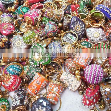 Buy Elegant Lac Gifts - Key Rings , Rajasthani Key Chain , Lac Key Chain Keyrings Lot