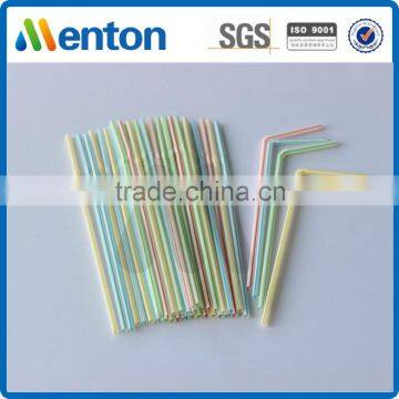 hard plastic colored thick drinking straws