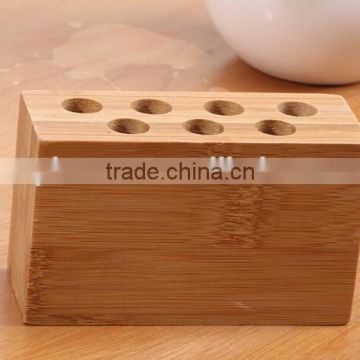 New bamboo pen holder,office multifunctional stationery stand