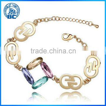 Fashion Noble Austrian Crystal Bangle Bracelet