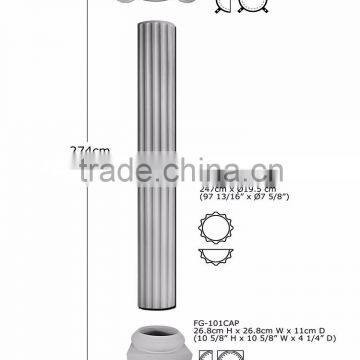 2016 High Quality Good price beautiful polystyrene roman pillars column molds for sale